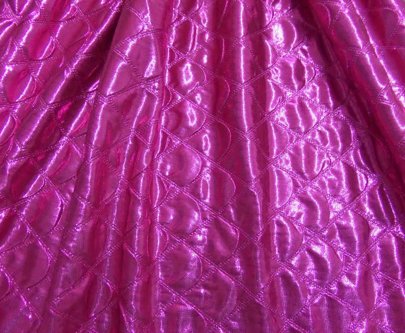 4.Fuchsia Quilted Foil